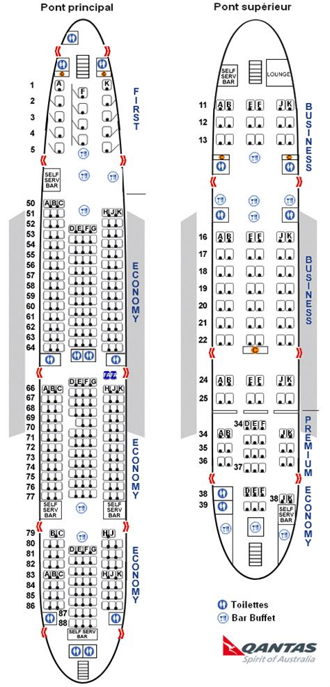 A380 Seating Plans
