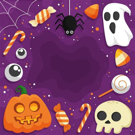 Halloween Trick Or Treat Background 10592495 Vector Art At Vecteezy