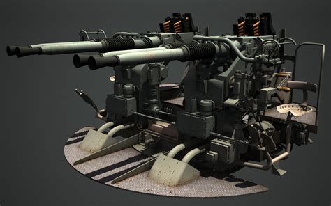 Barbu Gabriel Bofors 40 Mm Aa Naval Gun