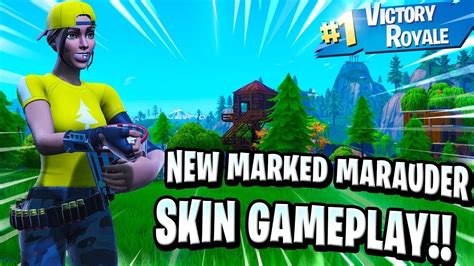 Fortnite Marked Marauder Banner Skin Dous Win Gameplay Youtube