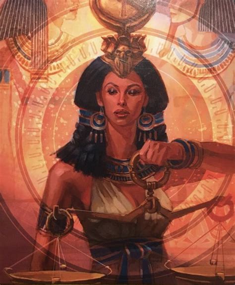 Maat Egyptian Goddess Art Isis Goddess Egyptian Mythology Ancient