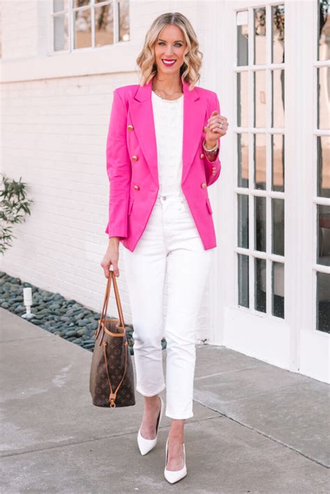 How To Wear A Pink Blazer 8 Styling Ideas Straight A Style Kembeo