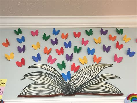 Butterflies Flying Out Of A Book