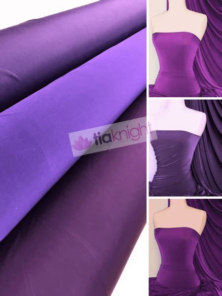 25 Metres Silk Touch 4 Way Stretch Lycra Fabric Wholesale Roll Purple