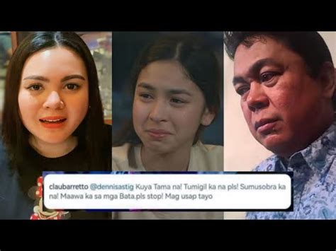 Claudine Barretto Sinupalpal Si Dennis Padilla Dahil Kay Julia Barretto Youtube