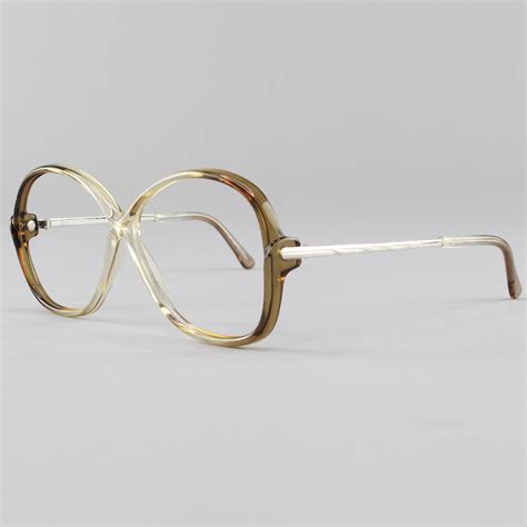80s glasses vintage eyeglasses clear gray eyeglass frame etsy