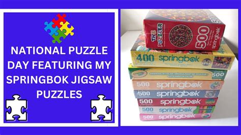 National Puzzle Day Featuring My Springbok Jigsaw Puzzles Youtube