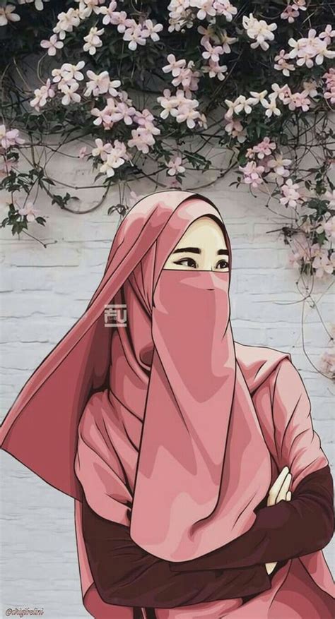 Gambar Kartun Muslimah Lucu Jilbab Hijau Kartun Musli