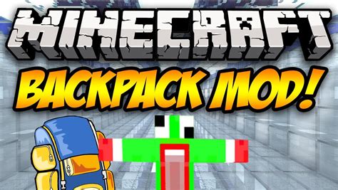 Minecraft Backpacks Mod Showcase Youtube