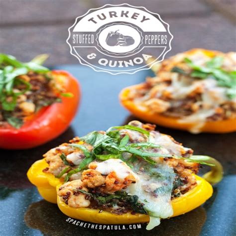 Turkey And Quinoa Stuffed Peppers