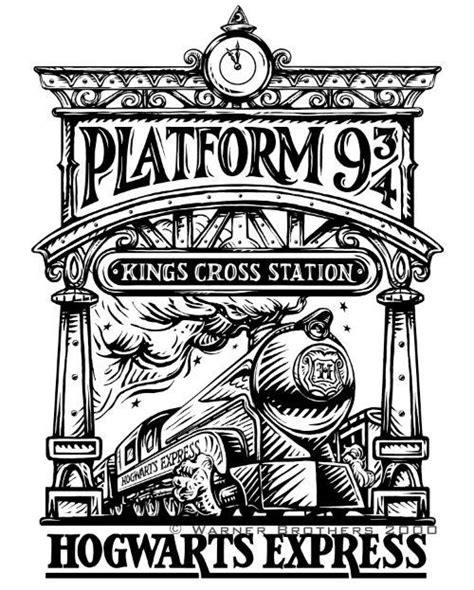 Harry Potter Platform 9 34 Svg Malaymalaq
