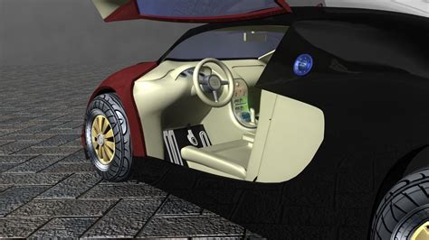 Bugatti Veyron 3d Model With Interior Free Vr Ar Low Poly 3d Model