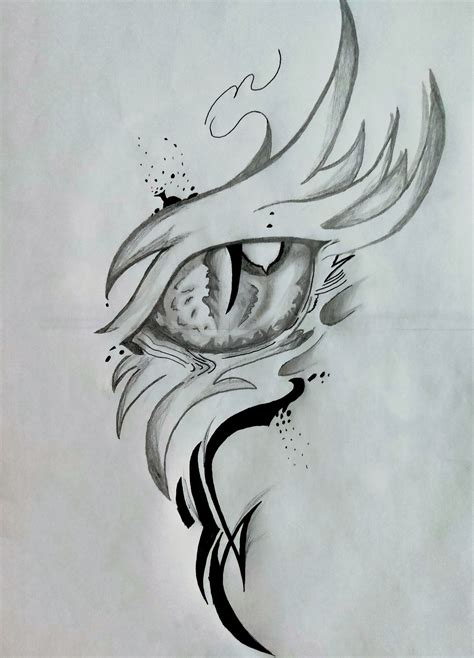 Dragon Eye Skull Stencil Dragon Eye Sketches