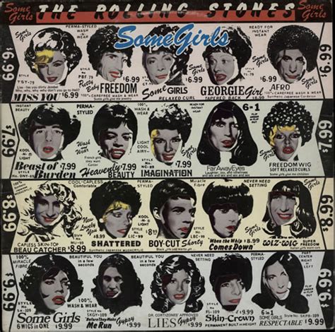 Rolling Stones Some Girls 1st Pgyb Ex Uk Vinyl Lp Album Lp