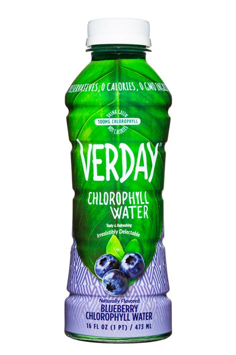 Verday Popularity Of Chlorophyll Water Recognized By Unfi