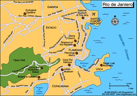 Rio De Janeiro Map And Rio De Janeiro Satellite Image