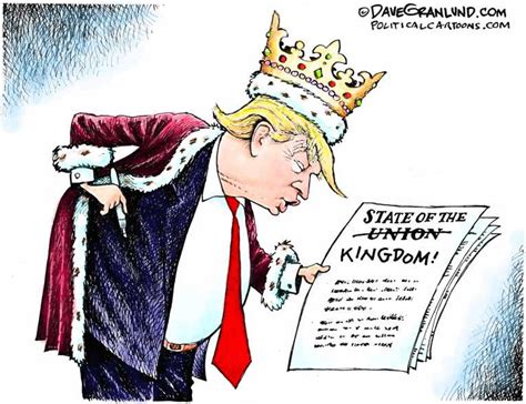 Political Cartoon On Trump Performs By Dave Granlund At The Comic News