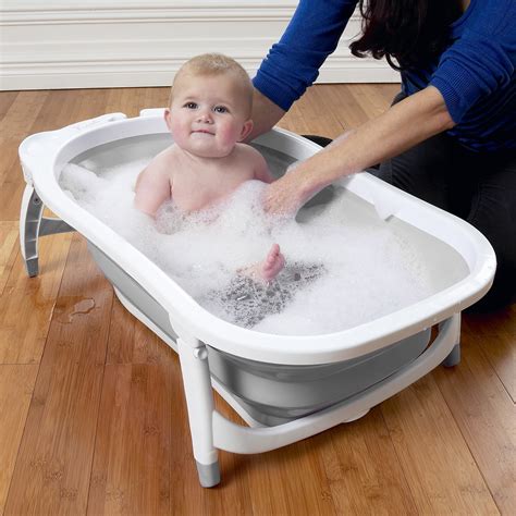 Foldable Baby Bath In Grey By Babyway Ebay