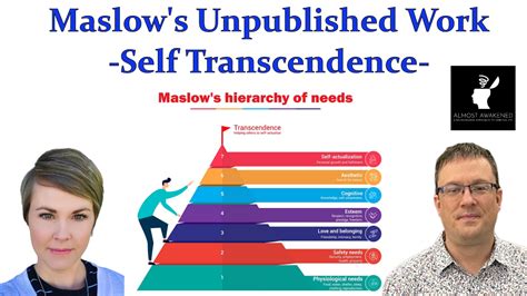 Almost Awakened 147 Maslows Unpublished Work Self Transcendence