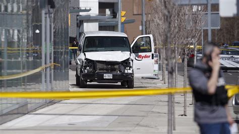 Toronto Van Attack Suspect Quizzed After 10 Pedestrians Killed Bbc News