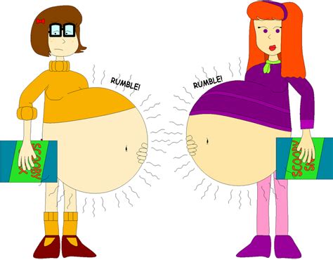 Velma And Daphnes Belly Sickness By Angry Signs On Deviantart