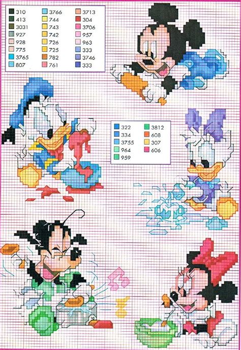Baby Disney Cross Stitch Mickey Pinterest