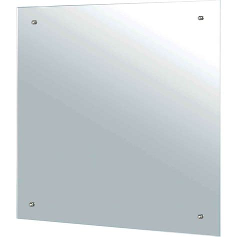 Trendy Mirrors Mirrox Polished Edge Mirror With Holes 900 X 900mm Silver Mitre10