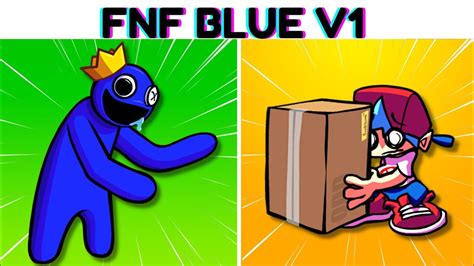 Fnf Blue V Roblox Rainbow Friends Youtube