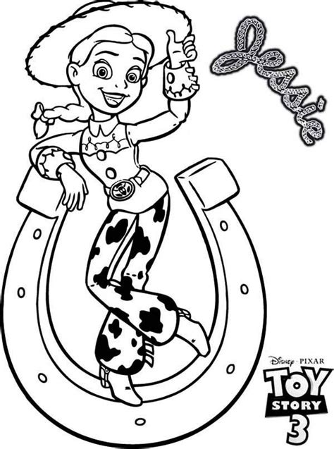 Jessie Toy Story Coloring Pages Best Coloring Pages For Kids In 2020