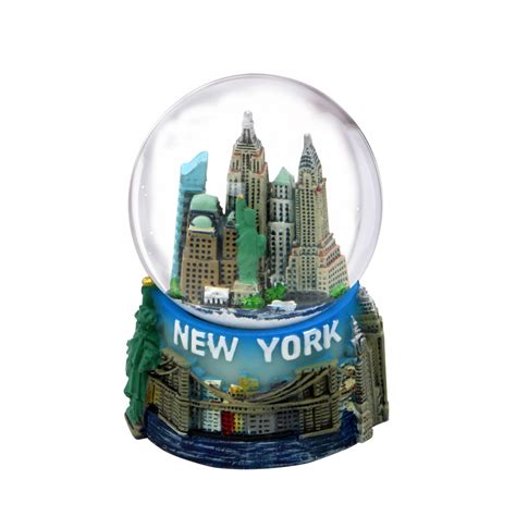 Mini New York Skyline Snow Globe Souvenir