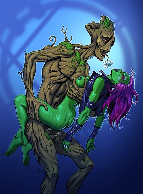 Groot And Gamora By Purr Hiss Hentai Foundry