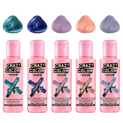 Crazy Color Semi Permanent Conditioning Hair Dye Colour Cream Tint