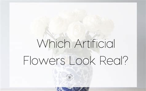 How to make fake flower look real. Which Artificial Flowers Look Real? | Secret Blooms