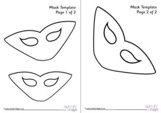 printable mask templates