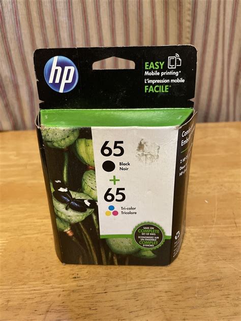 Hp 65 Combo Ink Cartridges 65 Black Color New Genuine Ebay