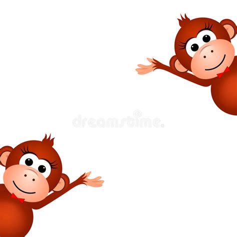 Monkey Stock Vector Illustration Of Cute Hand Mammal 56673110