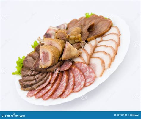 Assorted Meat Snack Stock Photo Image Of Appetizing 16717996