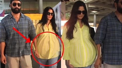 Pregnant Katrina Kaif Flaunting Her Baby Bump And Announce Their First Pregnancy YouTube