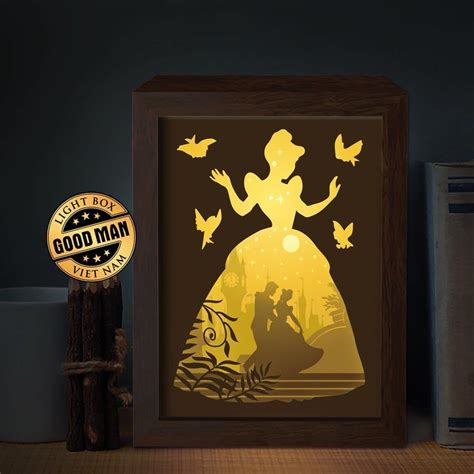 Lightbox - Shadow box | Disney shadow box, Shadow box art, Paper carving