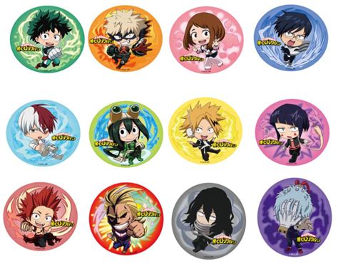 Buy Pins And Buttons My Hero Academia Gurutto Action Series Trading