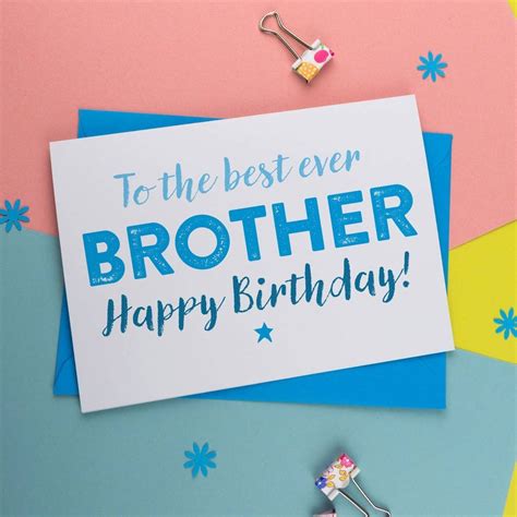 Birthday Greeting Cards For Brother Birthday Cards