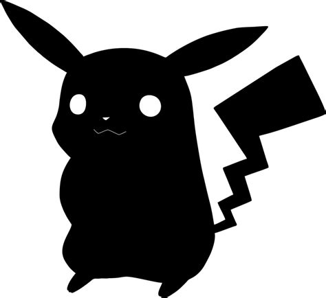 Pikachu Png Black And White Transparent Pikachu Black And Whitepng