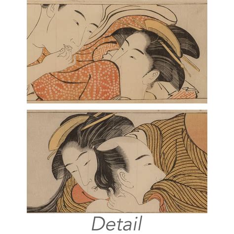 Sold Price Two Japanese Shunga Woodblock Prints March 1 0119 1000