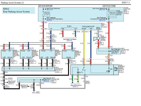 Hyundai I30 Kombi 2014 14 Crdi Rear Parking Sensor Electrical Diagram