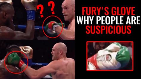 Tyson Furys Glove Situation Explained Did He Cheat L Tyson Fury