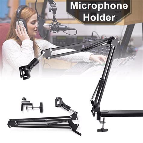 Jual TaffSTUDIO Bracket Arm Stand Tiang Dudukan For Mic Microphone Suspension Holder Sound