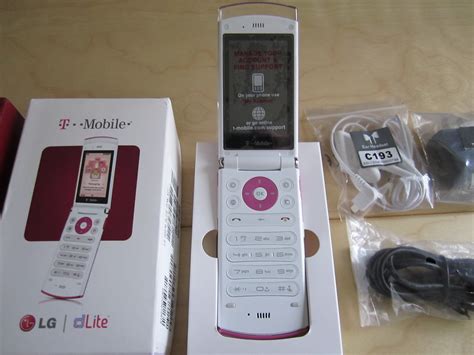 New Lg Dlite Gd570 T Mobile Gsm Flip Phone Pink Color Ebay