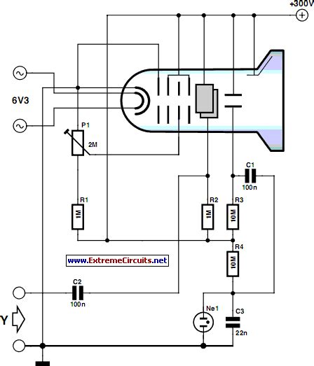Minimalist Oscilloscope Circuit Diagram