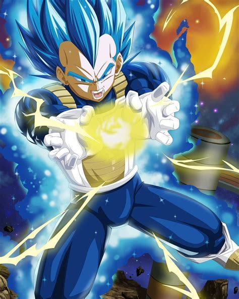 Vegeta Super Saiyan Blue Evolved Wallpapers Wallpaper Cave