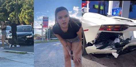 What Really Happened In The Lamborghini Crash On Tiktok Video Shows